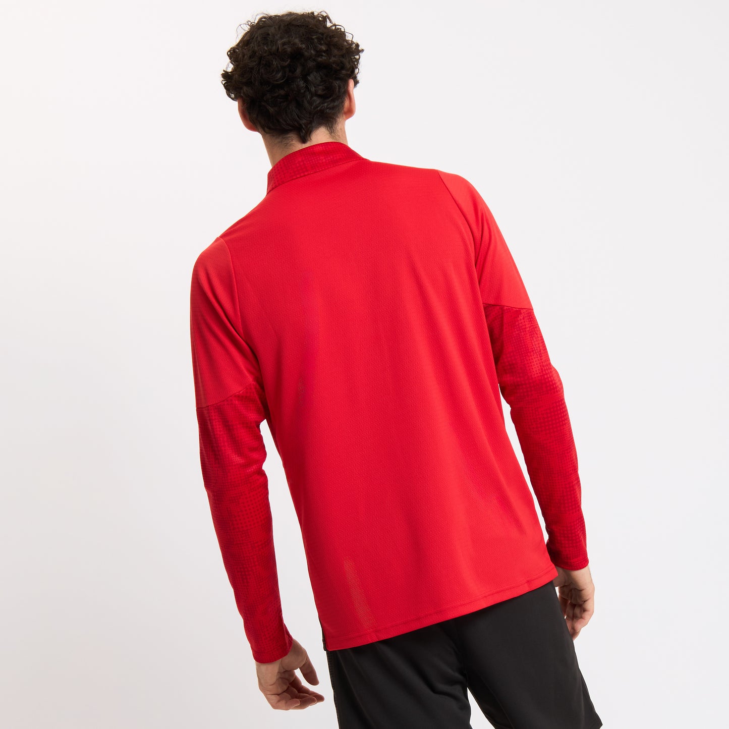 MILAN 1/4 ZIP LONG-SLEEVE TRAINING 2025/26 RED JERSEY