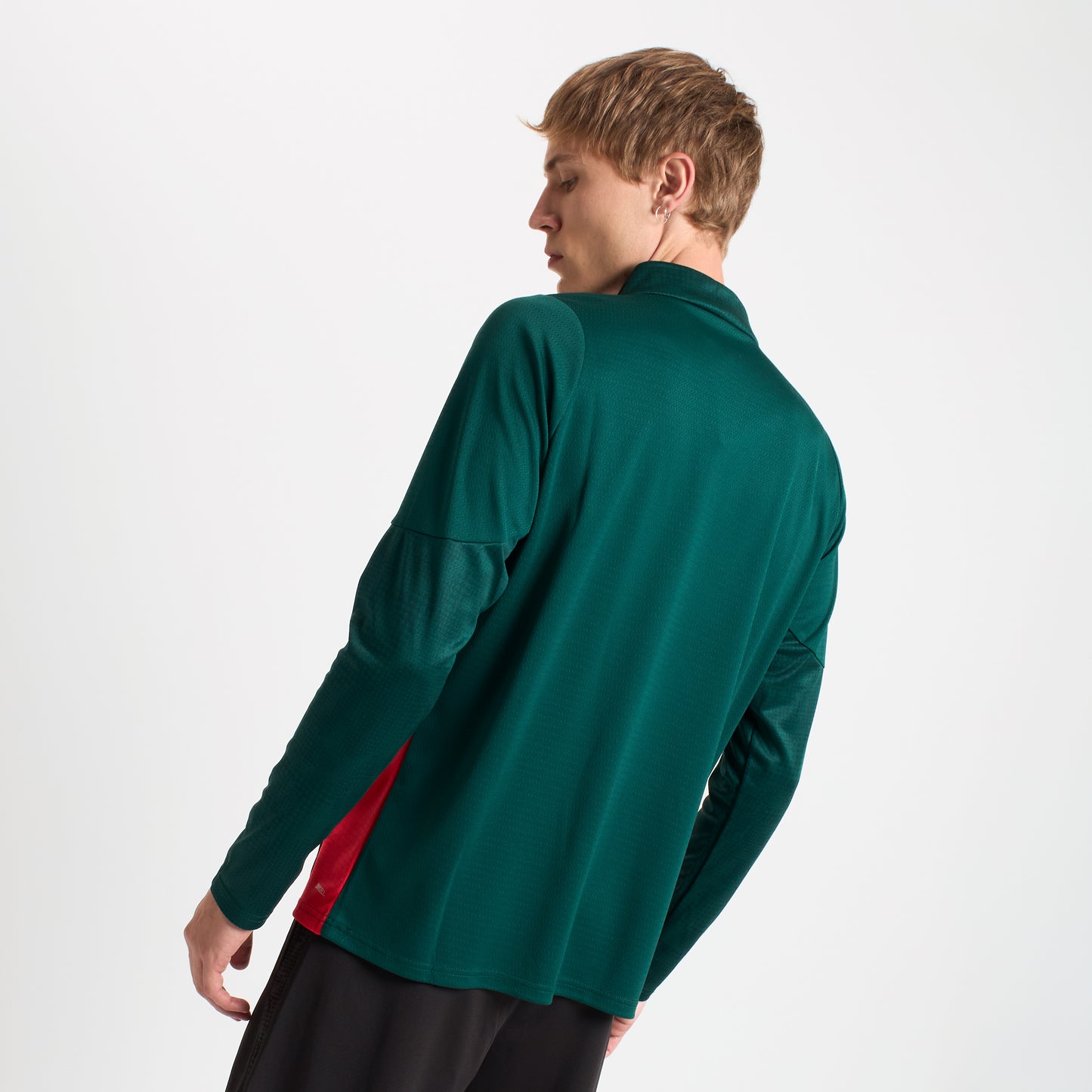 MILAN 1/4 ZIP LONG-SLEEVE TRAINING 2025/26 GREEN JERSEY