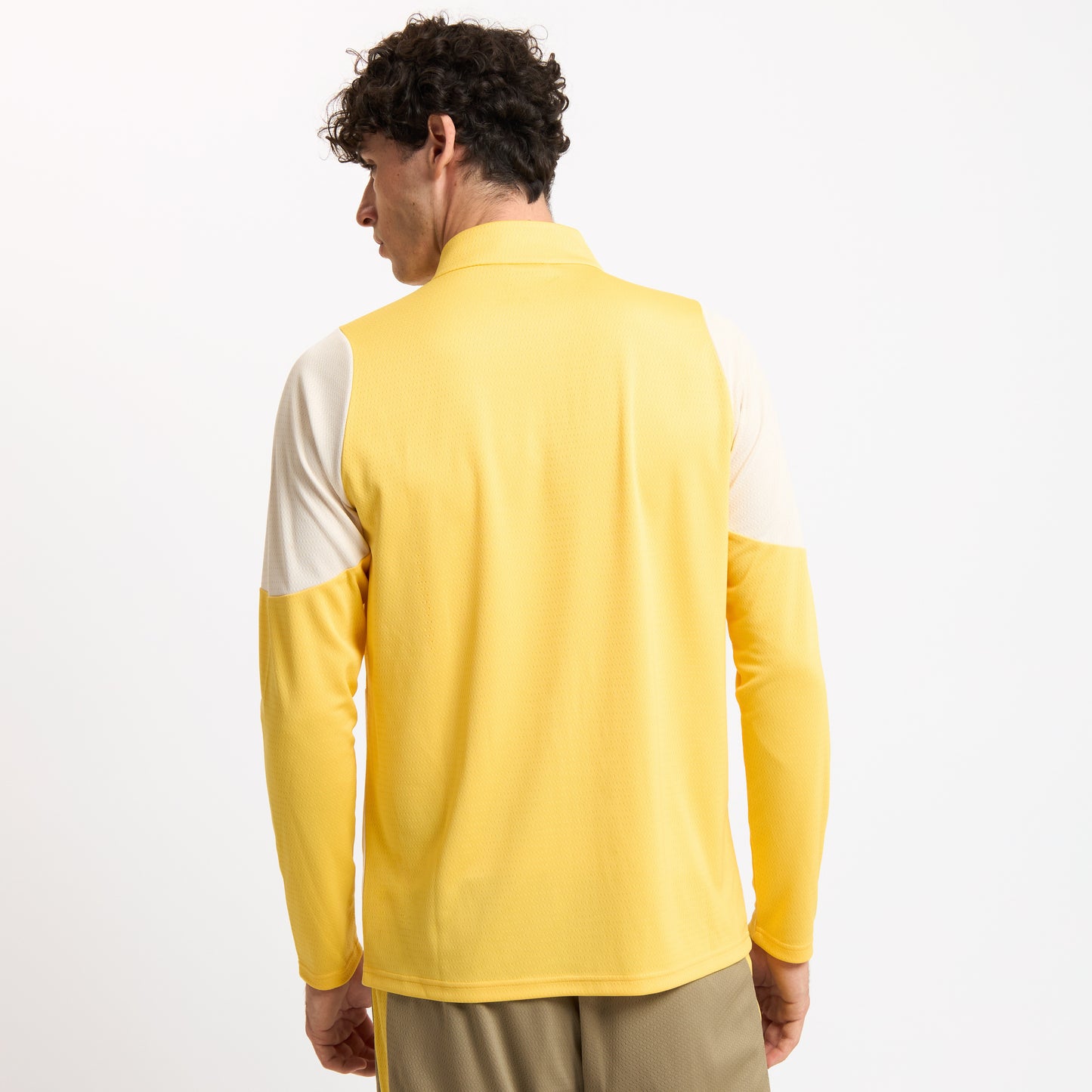 MILAN TRAINING 2025/26 YELLOW JACKET WITH ZIPPER AND POCKETS