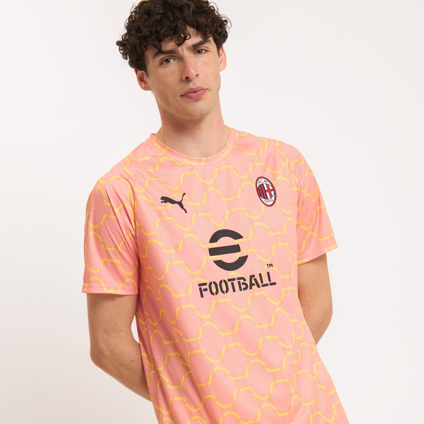 MILAN PREMATCH 2025/26 PINK T-SHIRT
