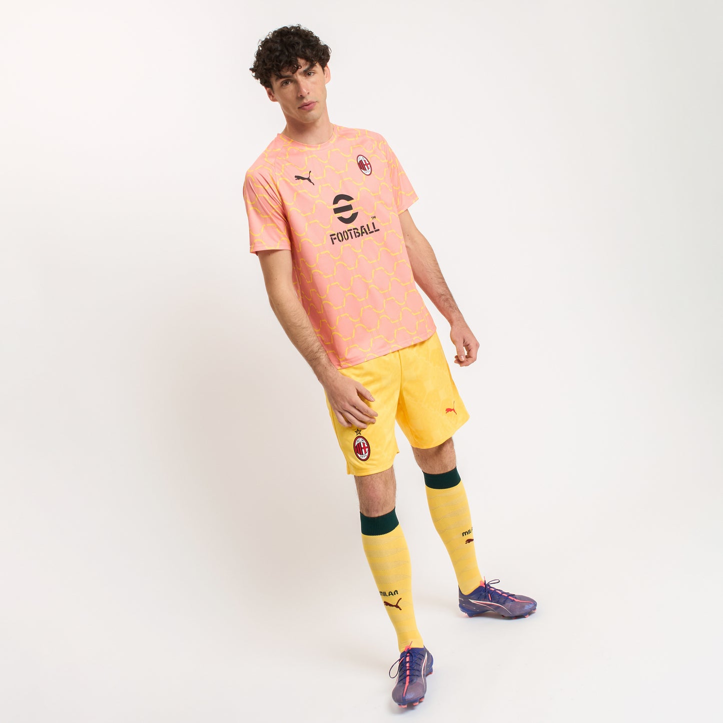 MILAN PREMATCH 2025/26 PINK T-SHIRT