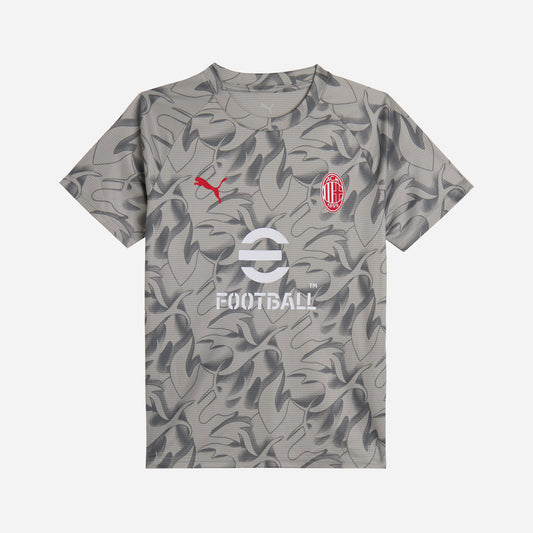 MILAN PREMATCH 2025/26 KIDS' GREY T-SHIRT
