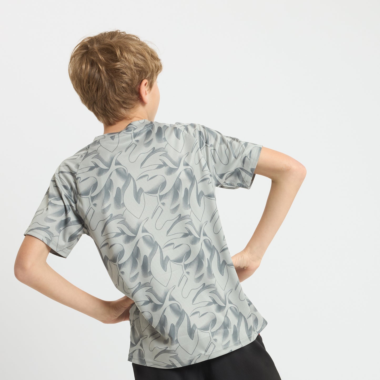 MILAN PREMATCH 2025/26 KIDS' GREY T-SHIRT