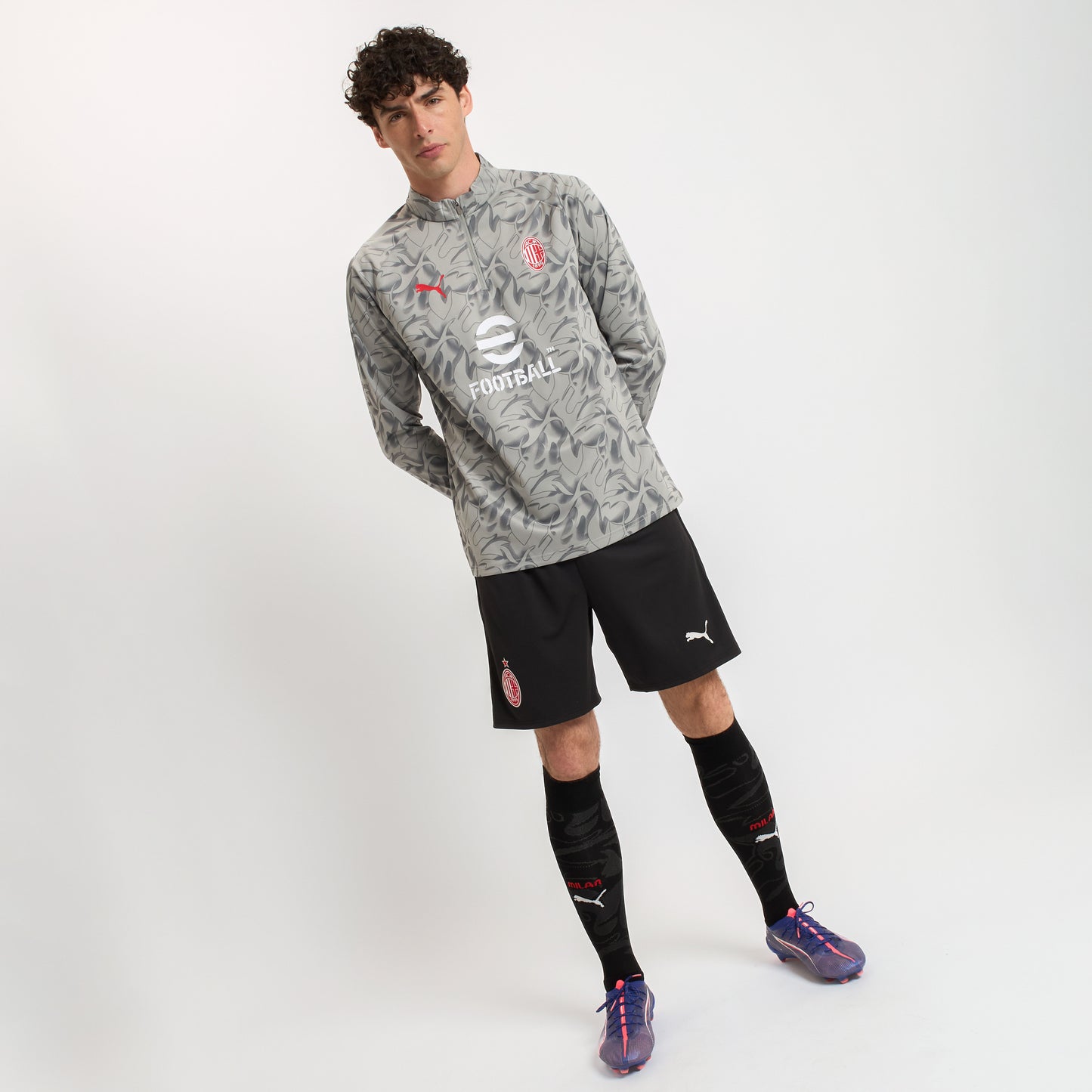 MILAN PREMATCH 2025/26 1/4 ZIP TOP