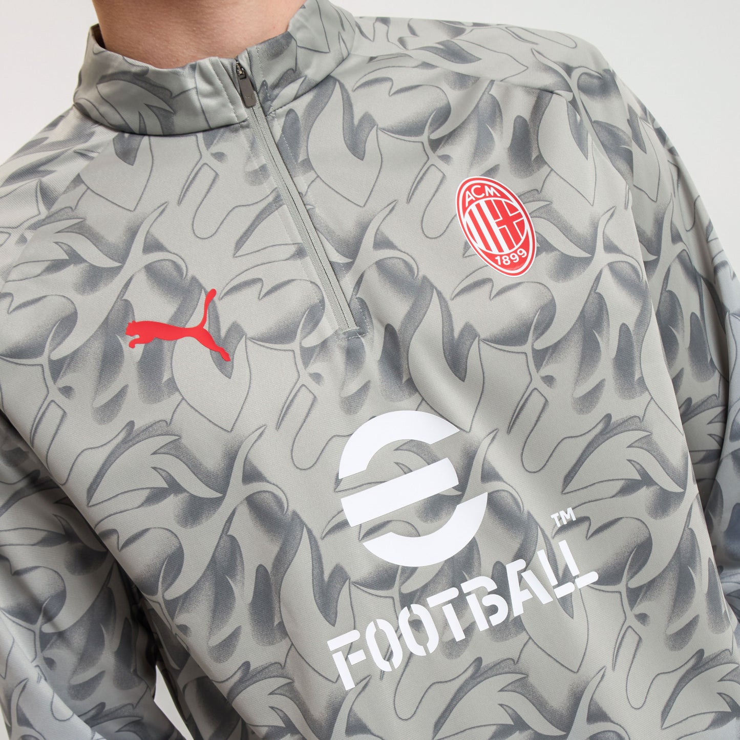 MILAN PREMATCH 2025/26 1/4 ZIP TOP