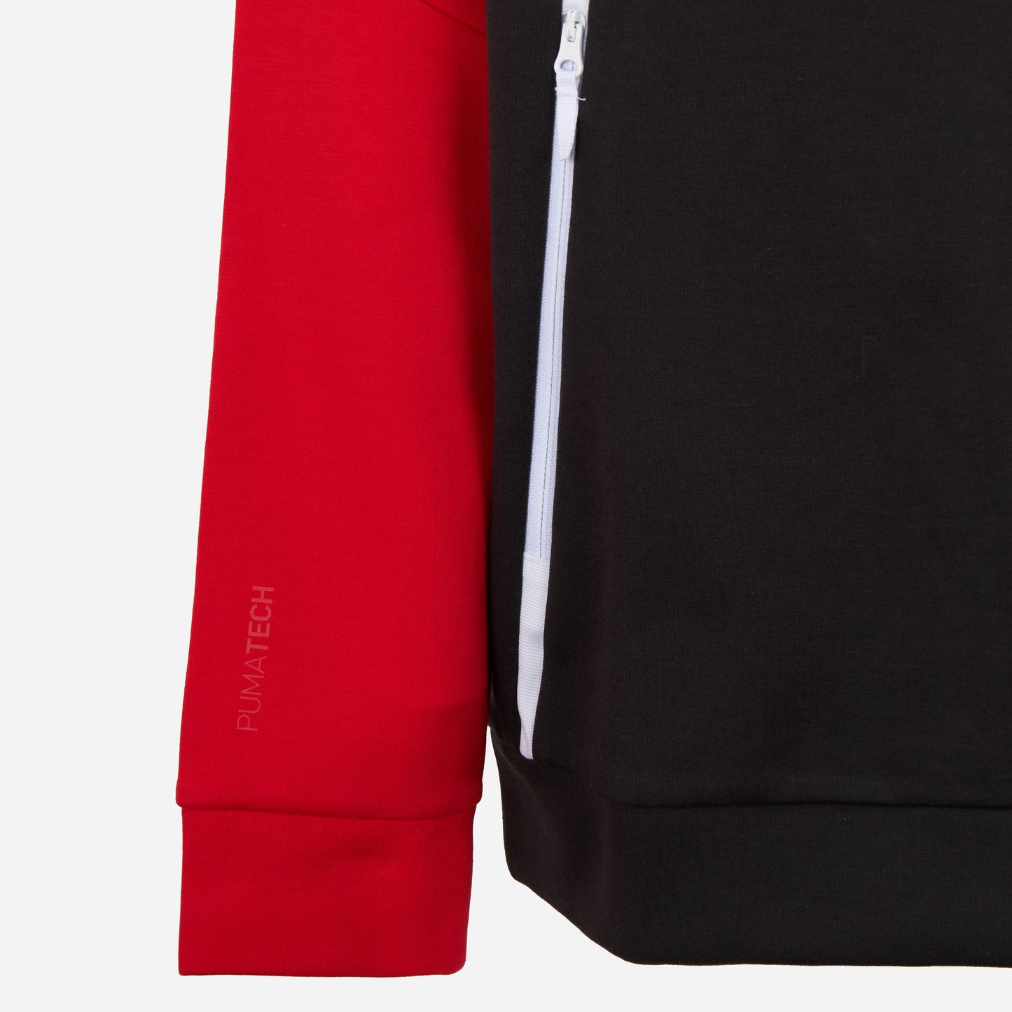 MILAN PUMATECH 2025/26 RED JACKET WITH ZIPPER AND HOOD