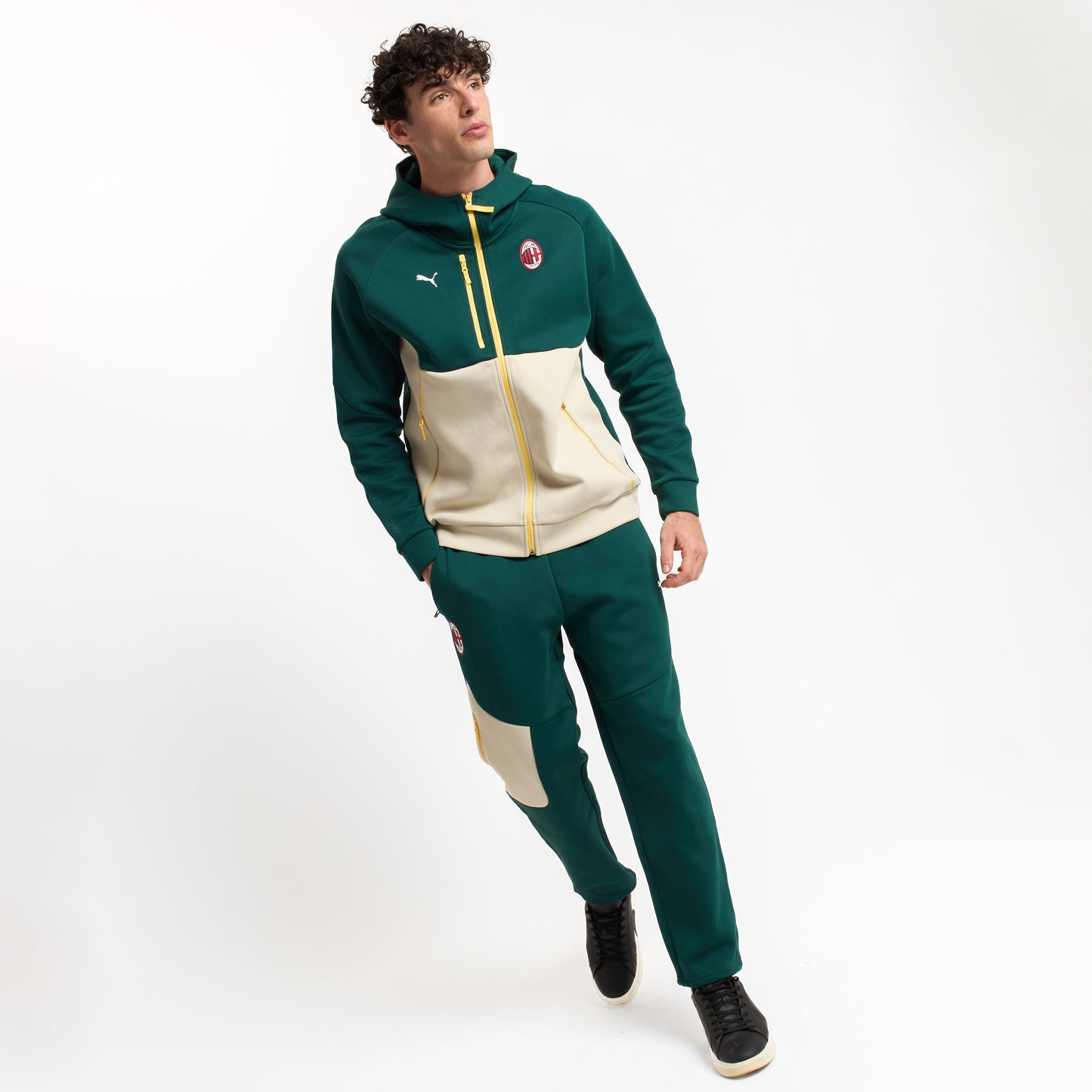 MILAN PUMATECH 2025/26 GREEN PANTS WITH POCKETS