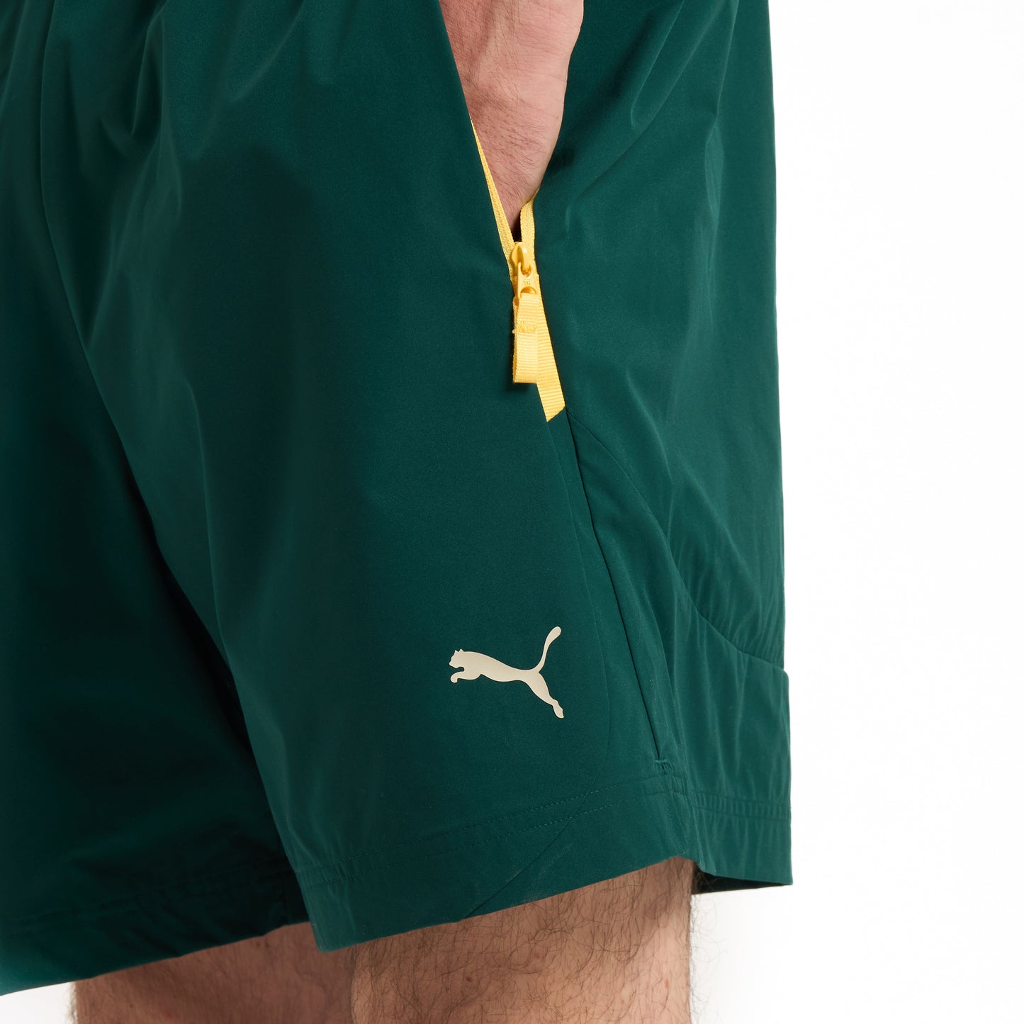 MILAN PUMATECH 2025/26 GREEN SHORTS WITH POCKETS