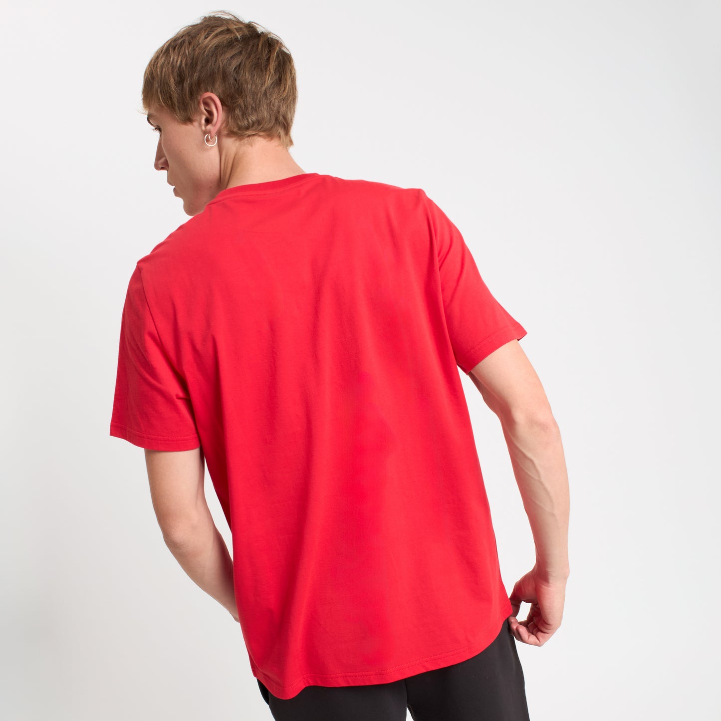 T-SHIRT ROSSA MILAN ESSENTIAL