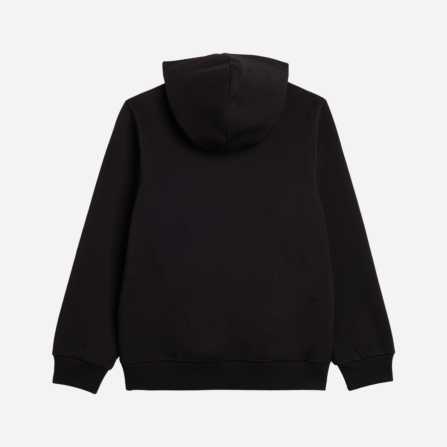 FELPA NERA CON CAPPUCCIO MILAN ESSENTIAL BAMBINO