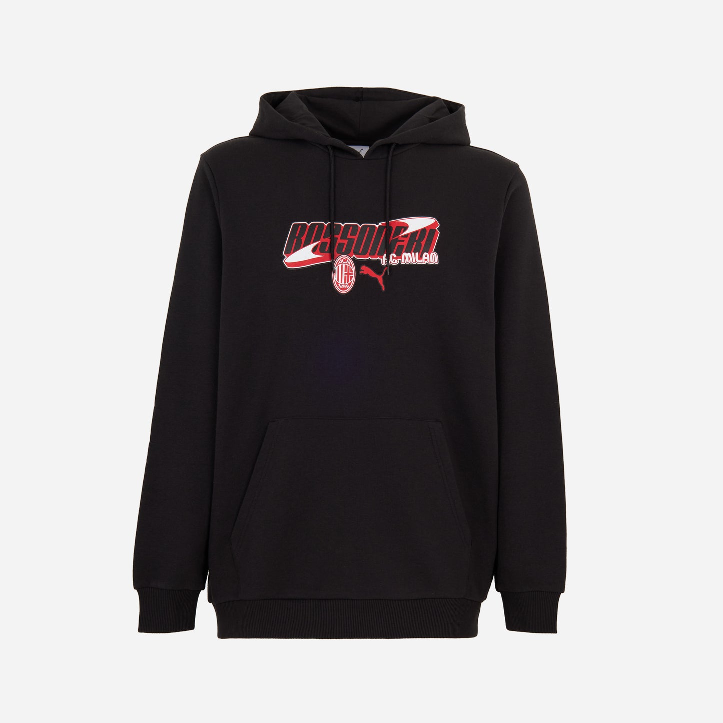 FELPA NERA CON GRAFICA ROSSONERI MILAN CULTURE