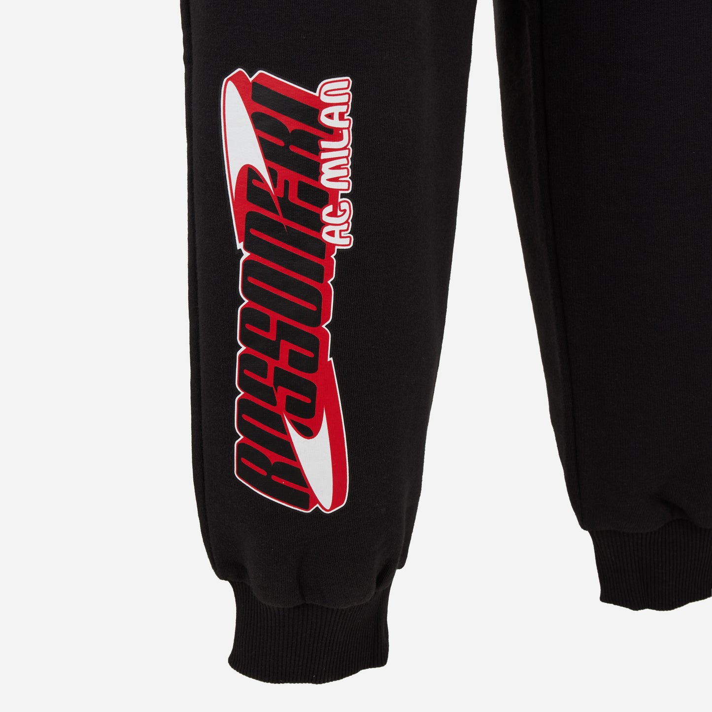 AC MILAN BLACK PANTS WITH ROSSONERI GRAPHIC CULTURE COLLECTION