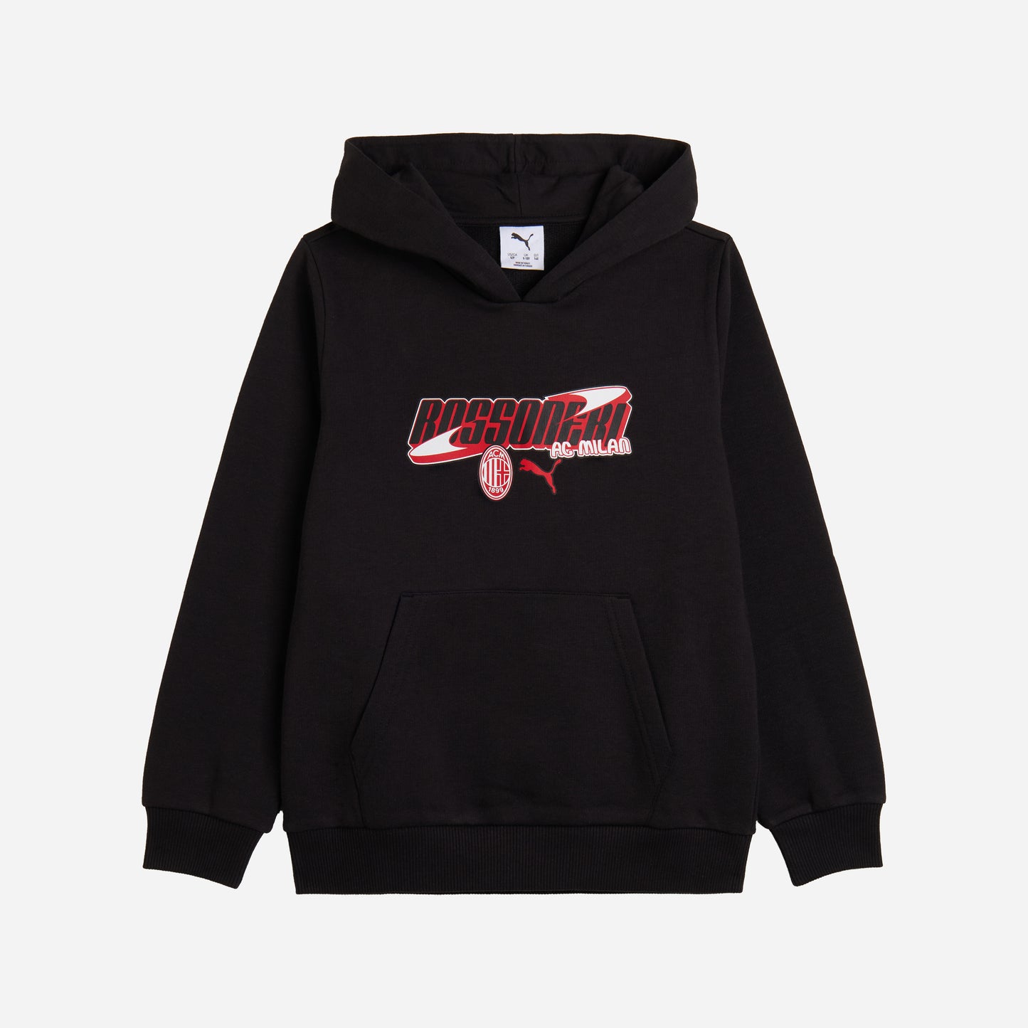 FELPA NERA MILAN CULTURE BAMBINO