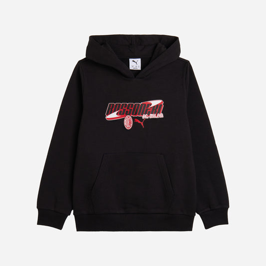 FELPA NERA MILAN CULTURE BAMBINO