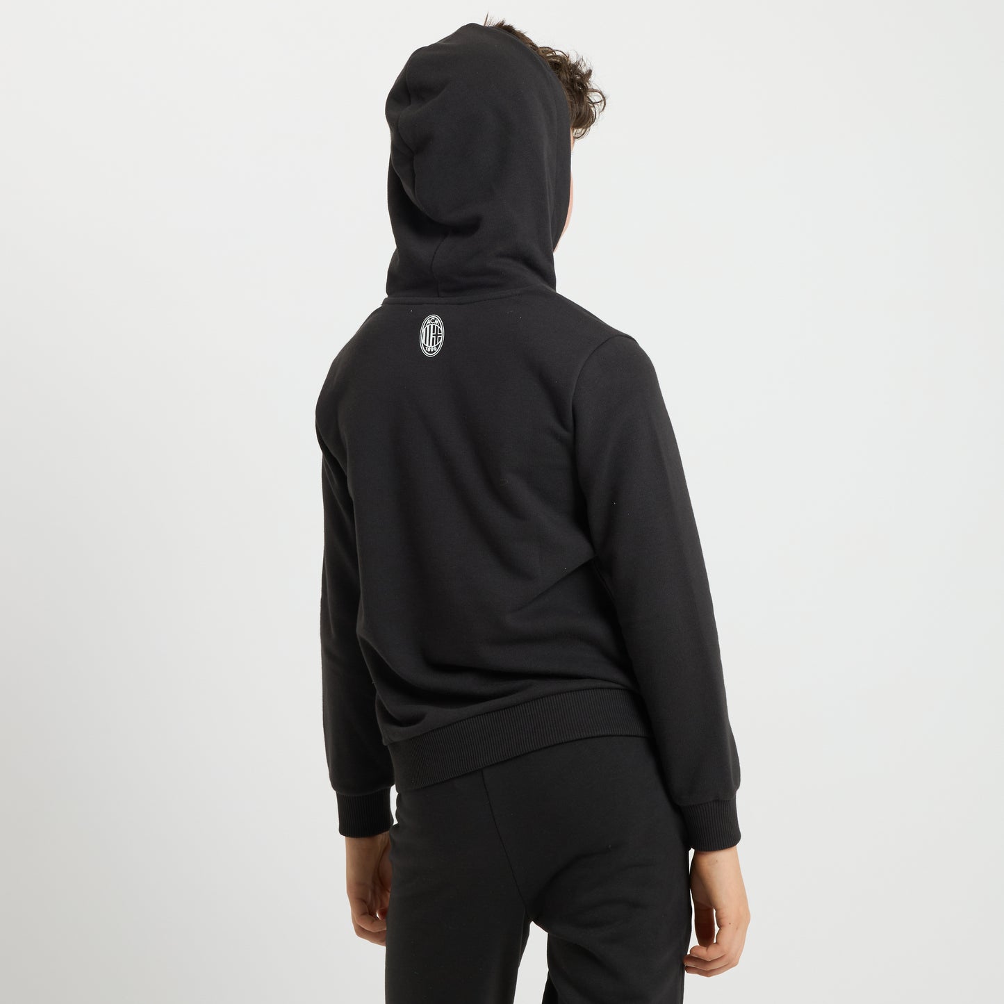 FELPA NERA MILAN CULTURE BAMBINO