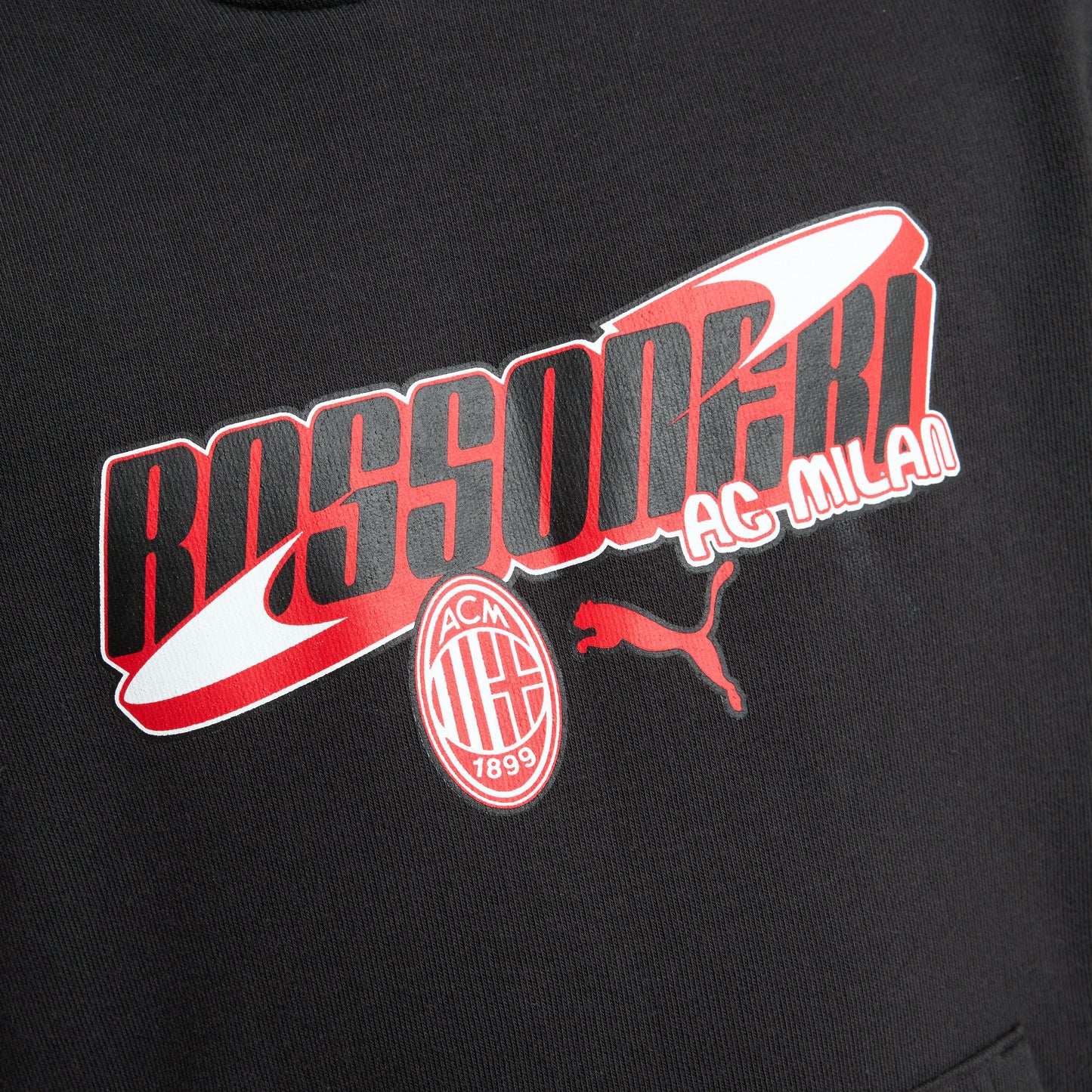 FELPA NERA MILAN CULTURE BAMBINO