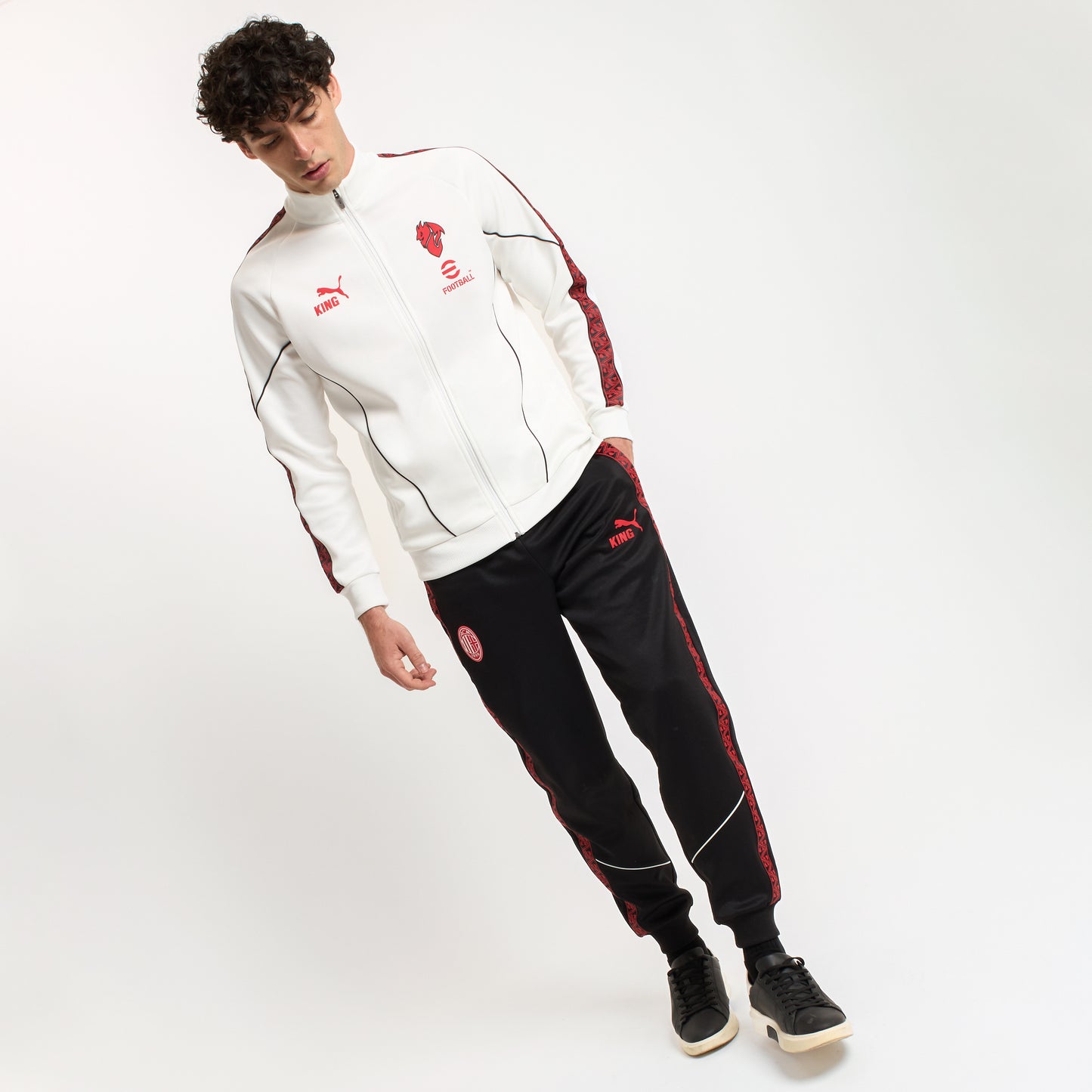 AC MILAN BLACK PANTS KING COLLECTION