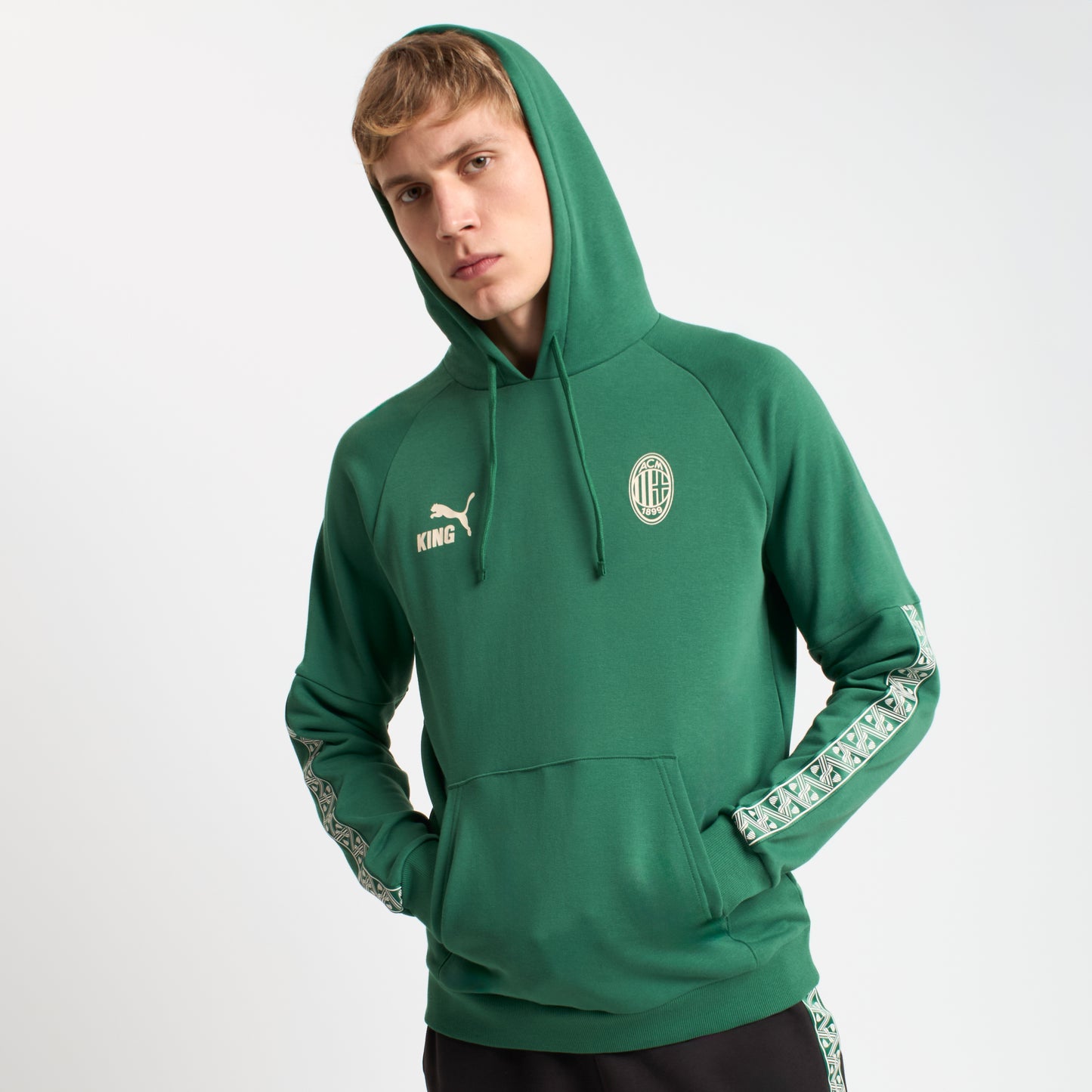 AC MILAN GREEN HOODIE KING COLLECTION