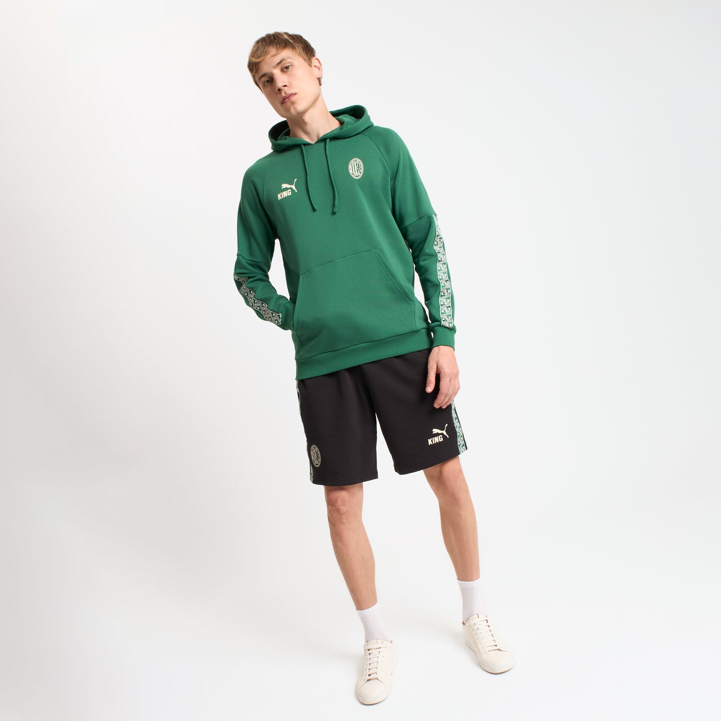 AC MILAN GREEN HOODIE KING COLLECTION
