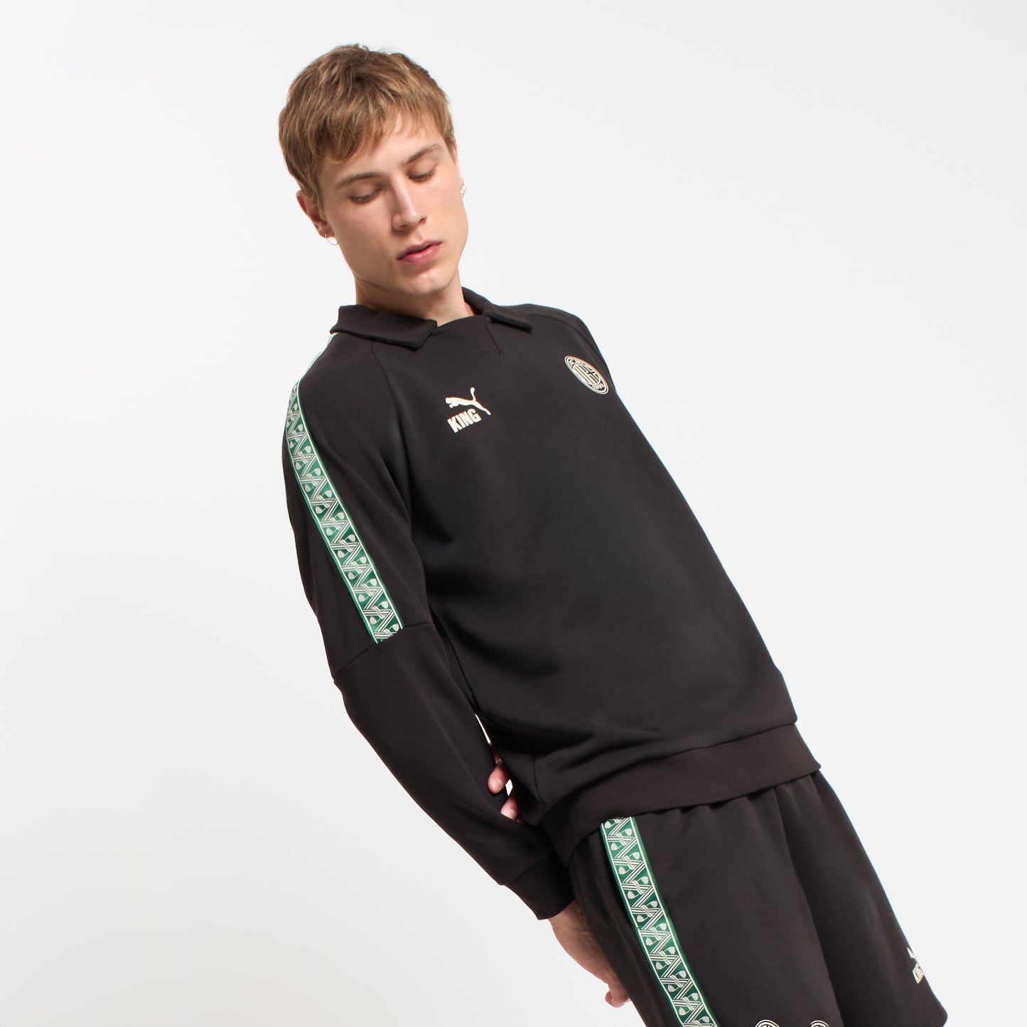 FELPA NERA MILAN KING