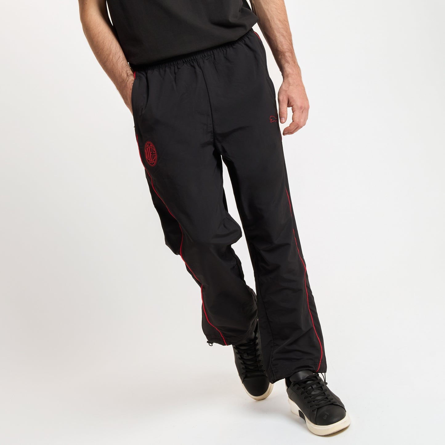 AC MILAN BLACK PANTS FOOTBALL STATEMENT COLLECTION