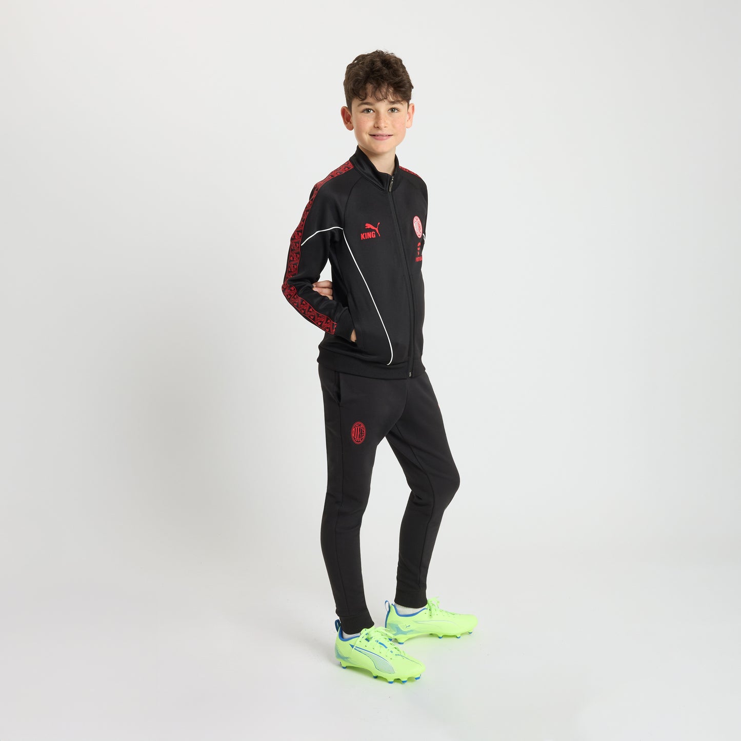 GIACCA NERA MILAN KING BAMBINO