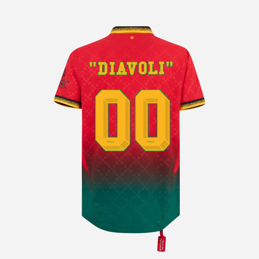 "DIAVOLI" 00 MAGLIA AUTHENTIC ROSSA  PUMA X AC MILAN X OFF-WHITE™ 2024/25