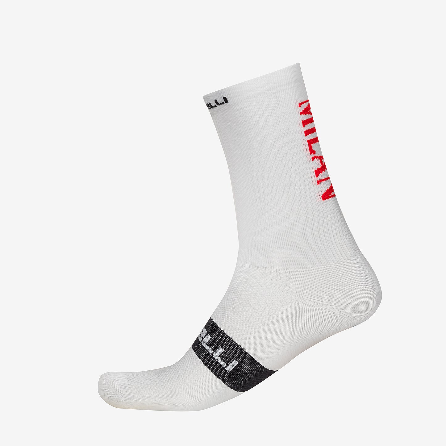 CALZE CICLISMO BIANCHE CASTELLI X AC MILAN BIANCHE