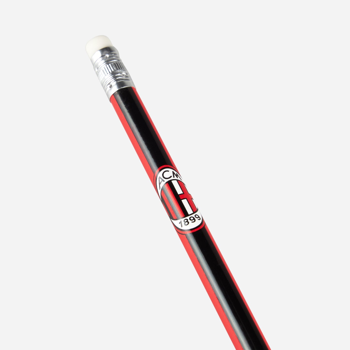MILAN RED AND BLACK PENCIL WITH LOGO