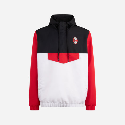 AC MILAN WINDBRAKER JACKET WITH HOOD
