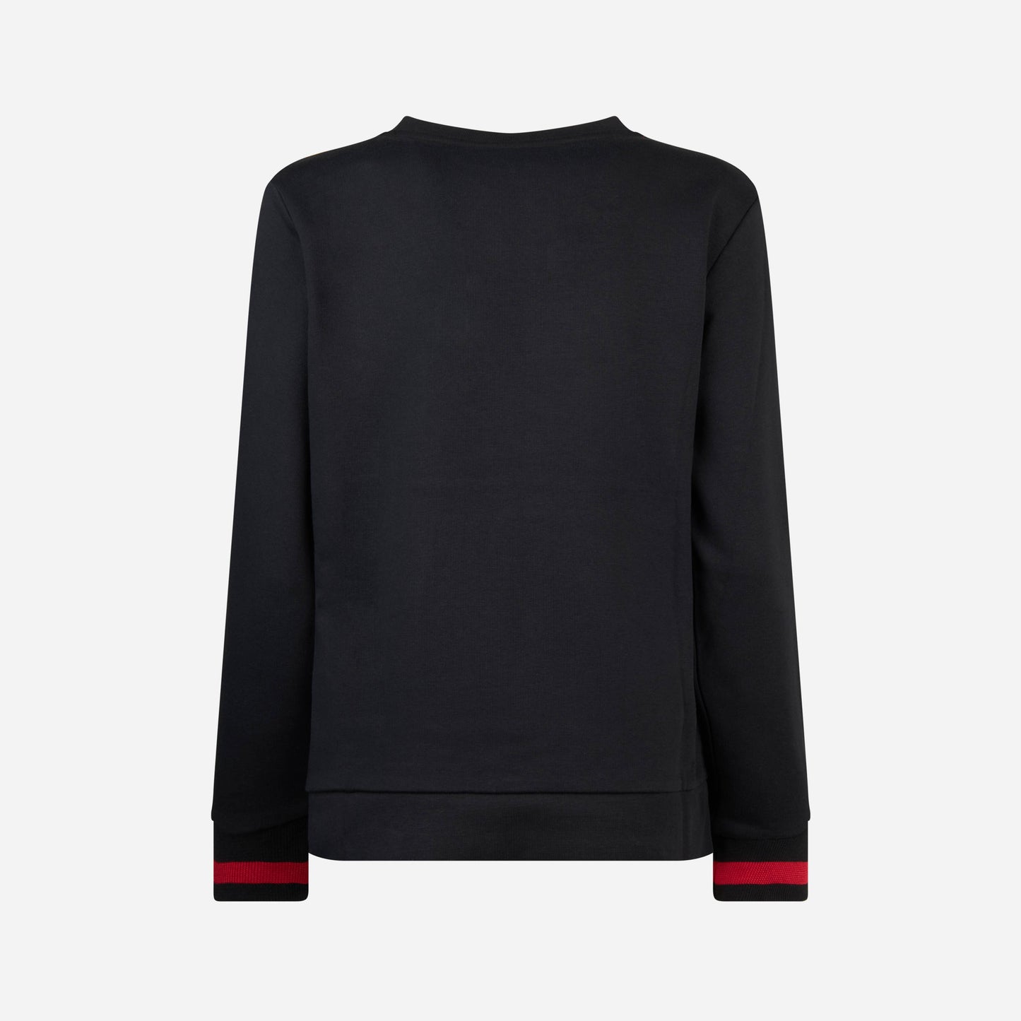 FELPA GIROCOLLO MILAN DONNA CON DETTAGLIO IN VELLUTO