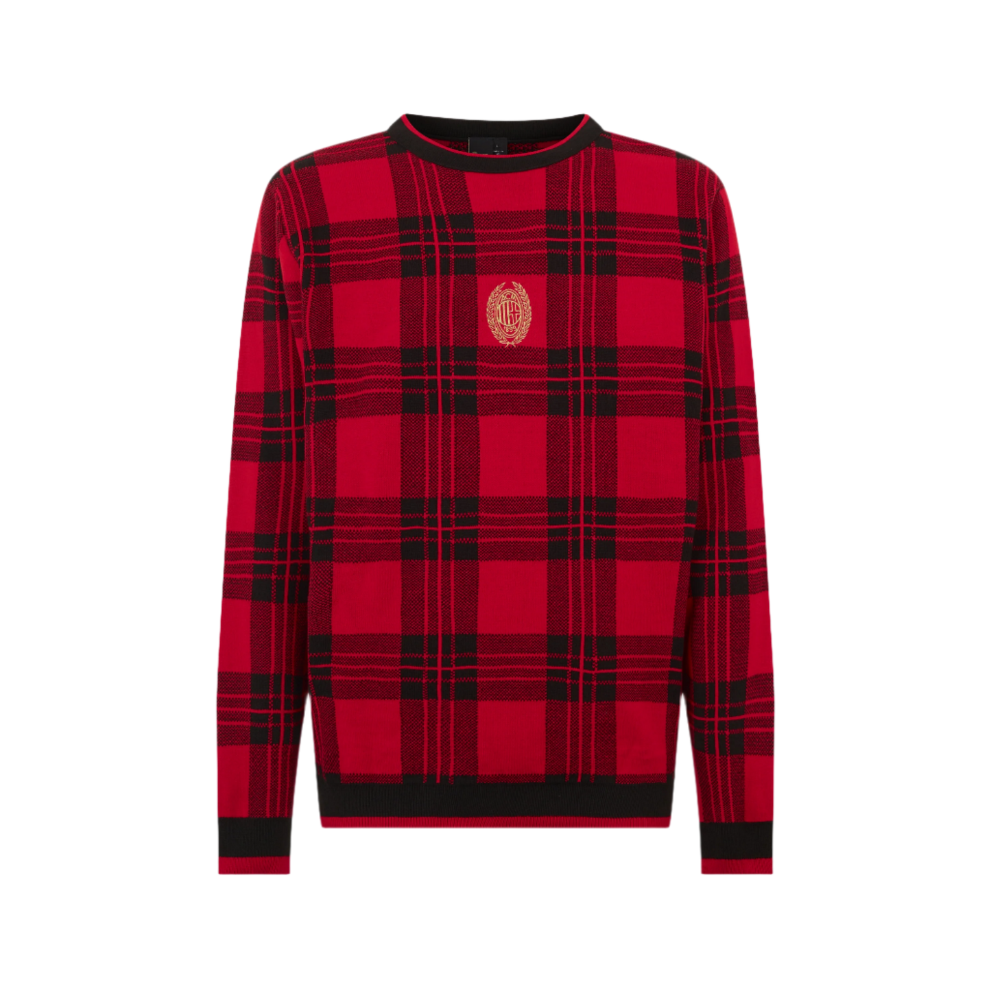 AC MILAN TARTAN CHRISTMAS JUMPER