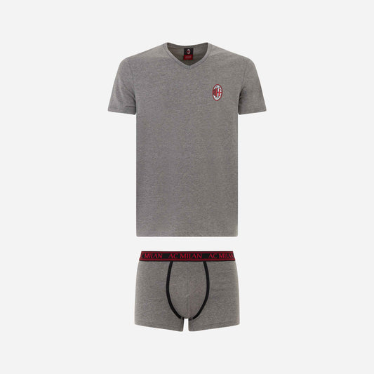 SET T-SHIRT E BOXER GRIGI MILAN