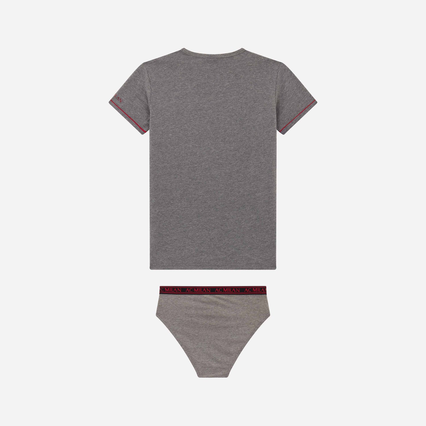 SET T-SHIRT E SLIP BAMBINO GRIGIO MILAN