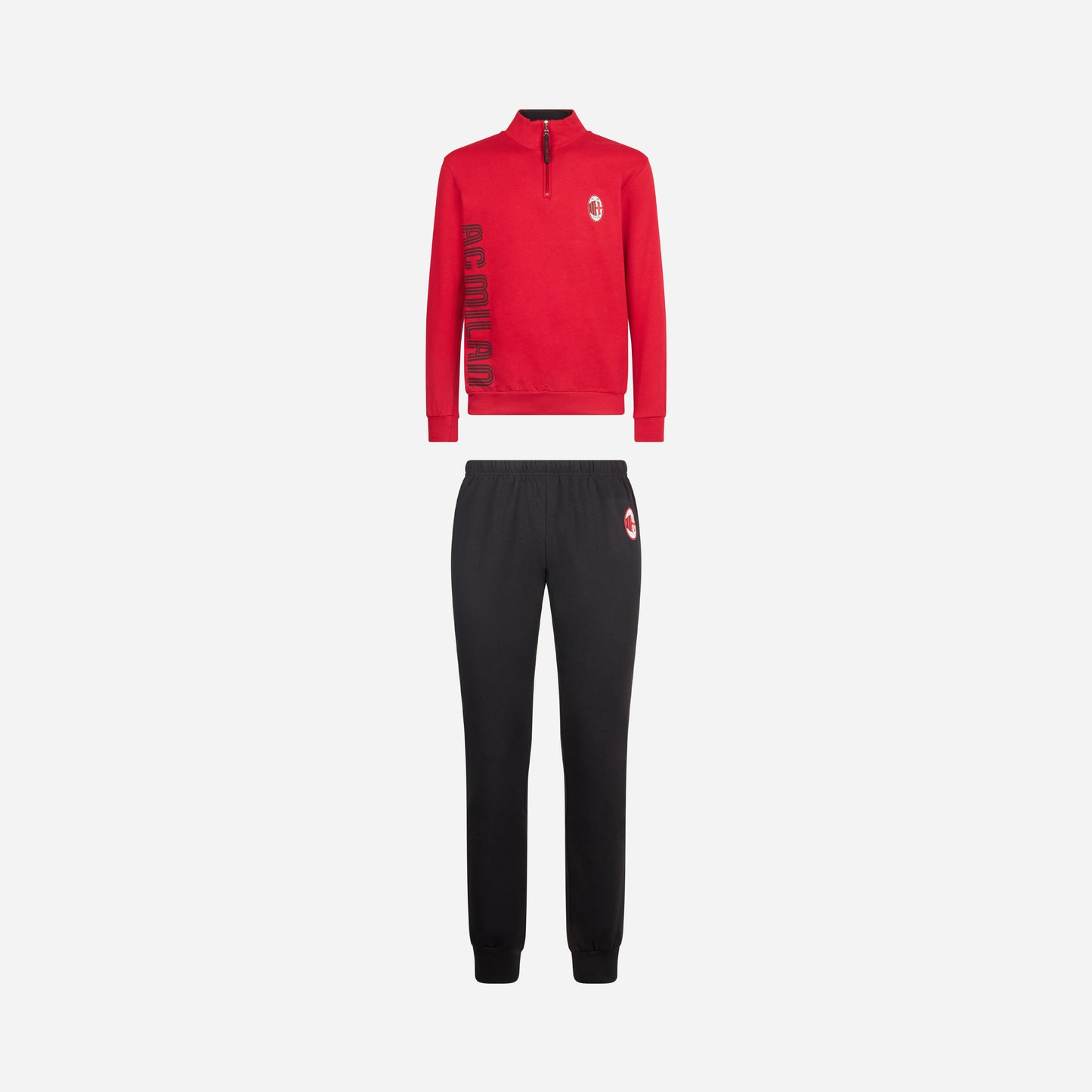 AC MILAN RED PYJAMA WITH 1/4 ZIP