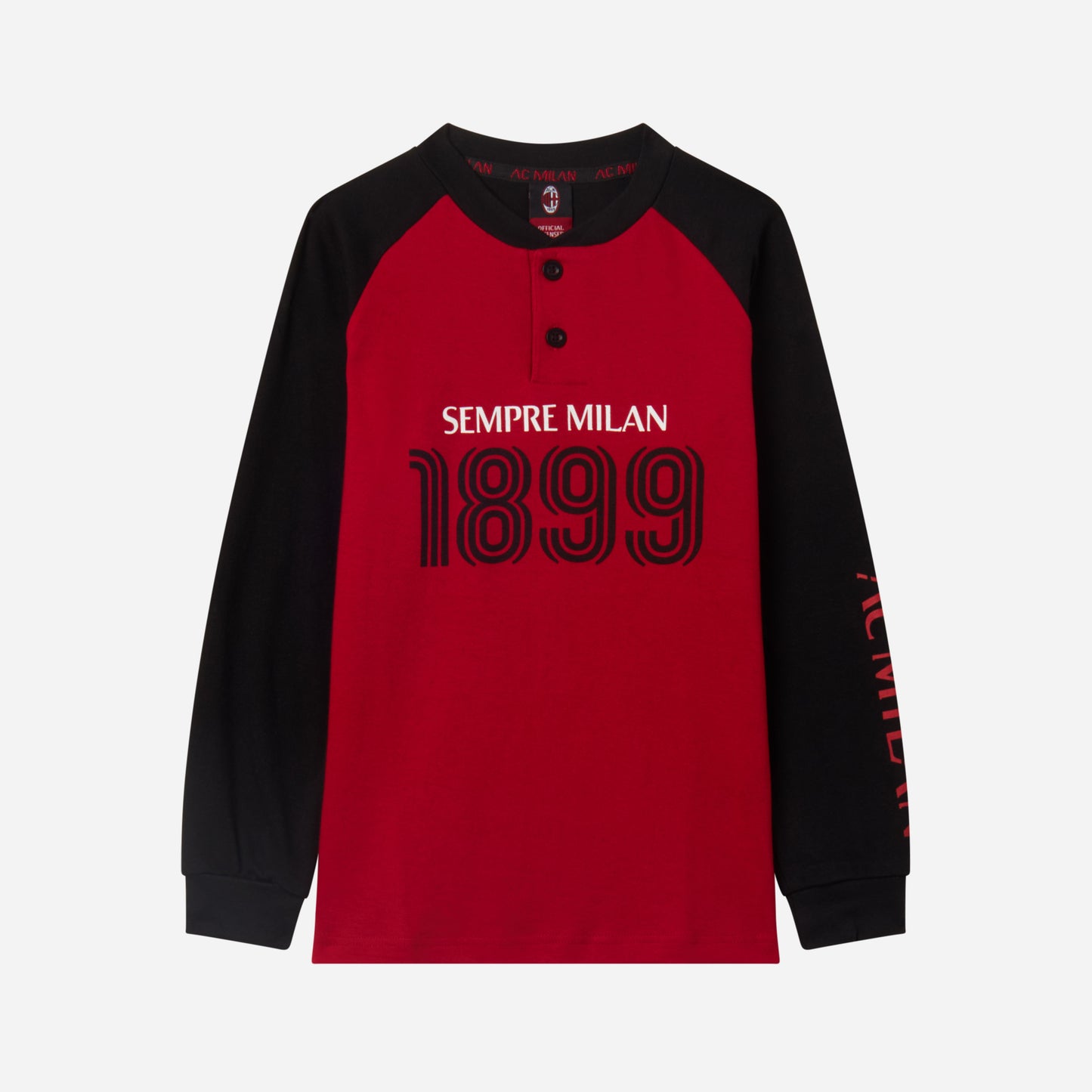 AC MILAN RED&BLACK KIDS PYJAMA