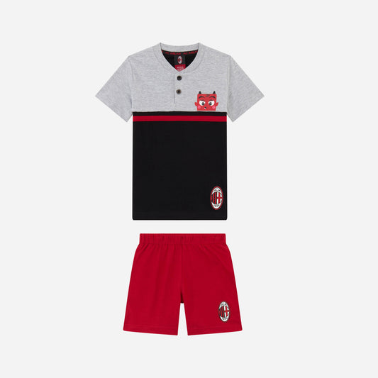 AC MILAN KIDS SHORT PJ AND TANK TOP