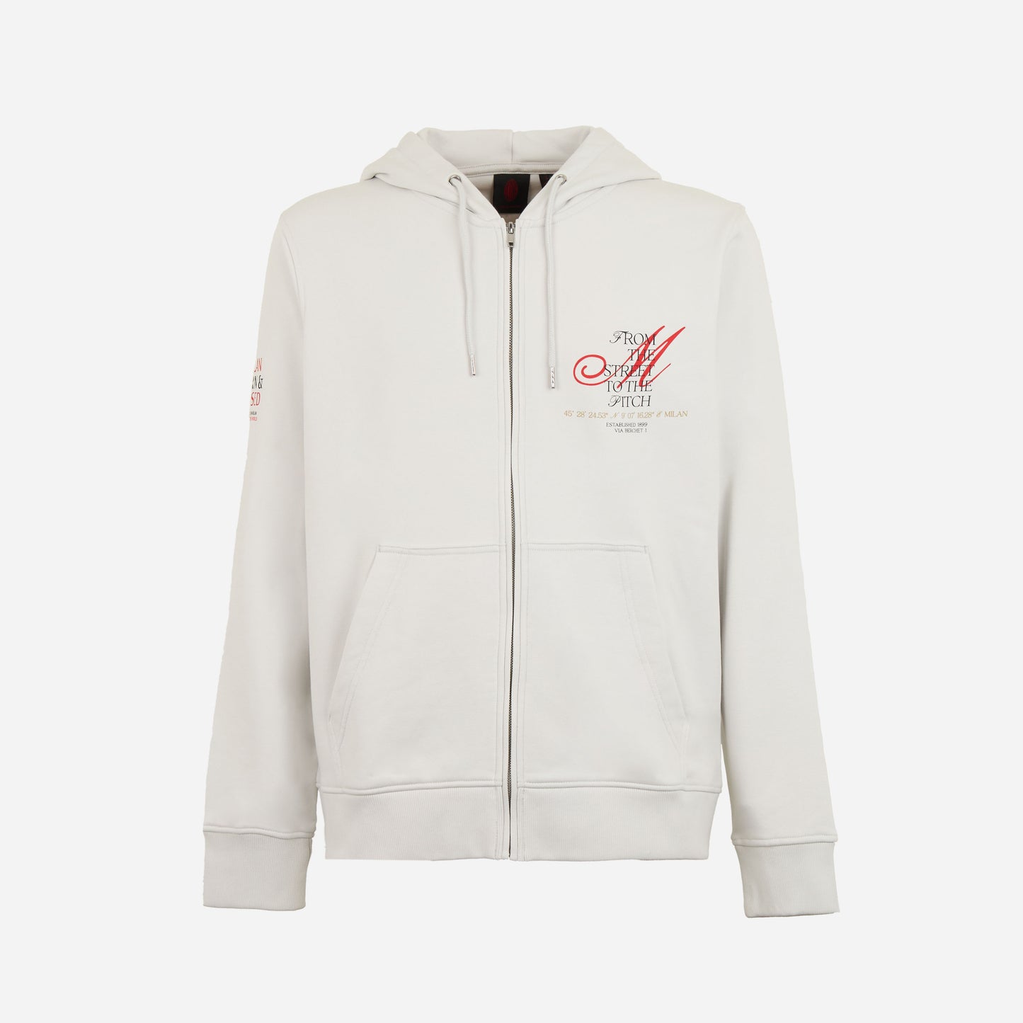 FELPA MILAN CON ZIP CITY COLLECTION