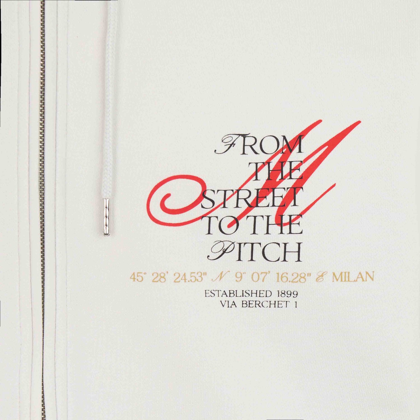 FELPA MILAN CON ZIP CITY COLLECTION