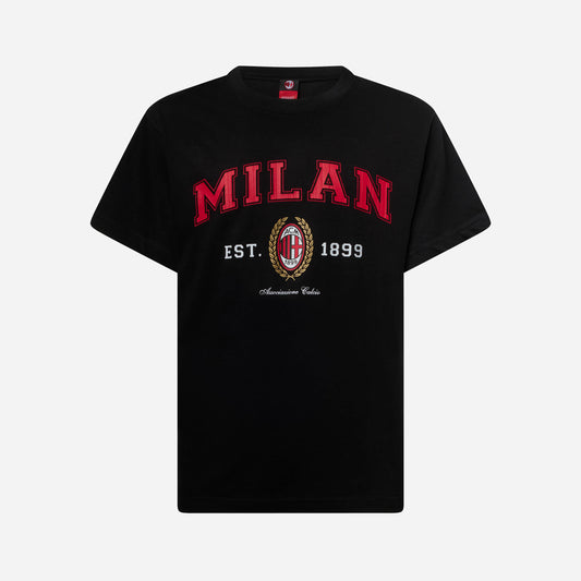 T-SHIRT NERA MILAN COLLEGE