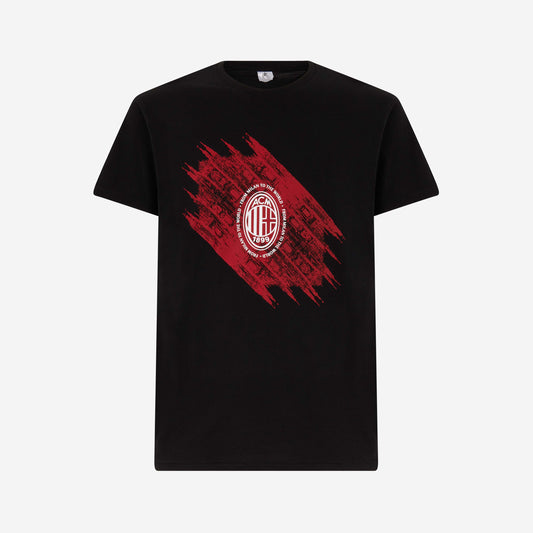 FROM MILAN TO THE WORLD BLACK T-SHIRT