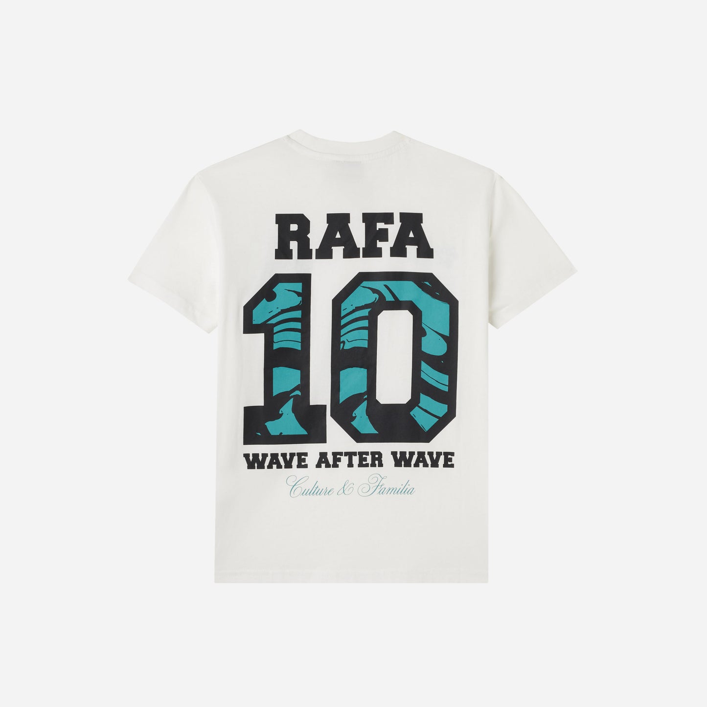ACM x RL10 - T-SHIRT BIANCA BAMBINO CON STAMPA SUL RETRO