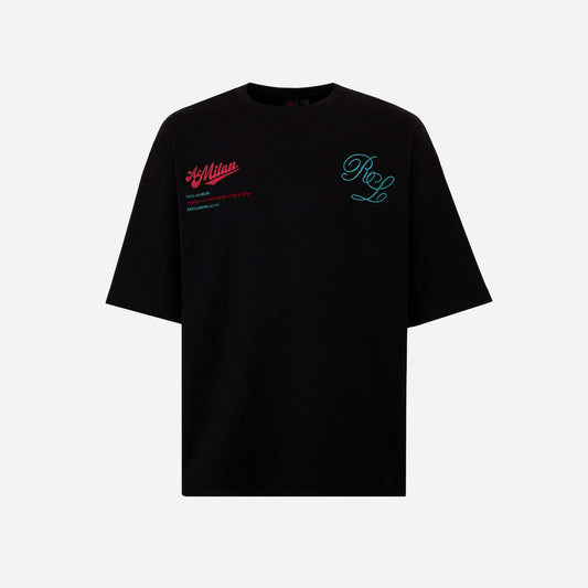 ACM x RL10 - T-SHIRT OVERSIZE NERA
