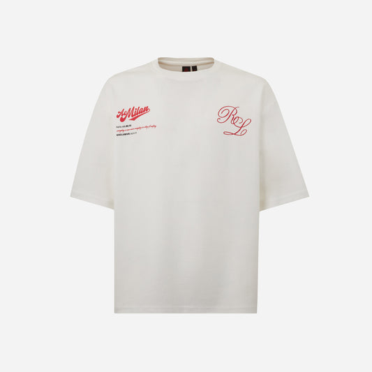 ACM x RL10 - T-SHIRT OVERSIZE BIANCA