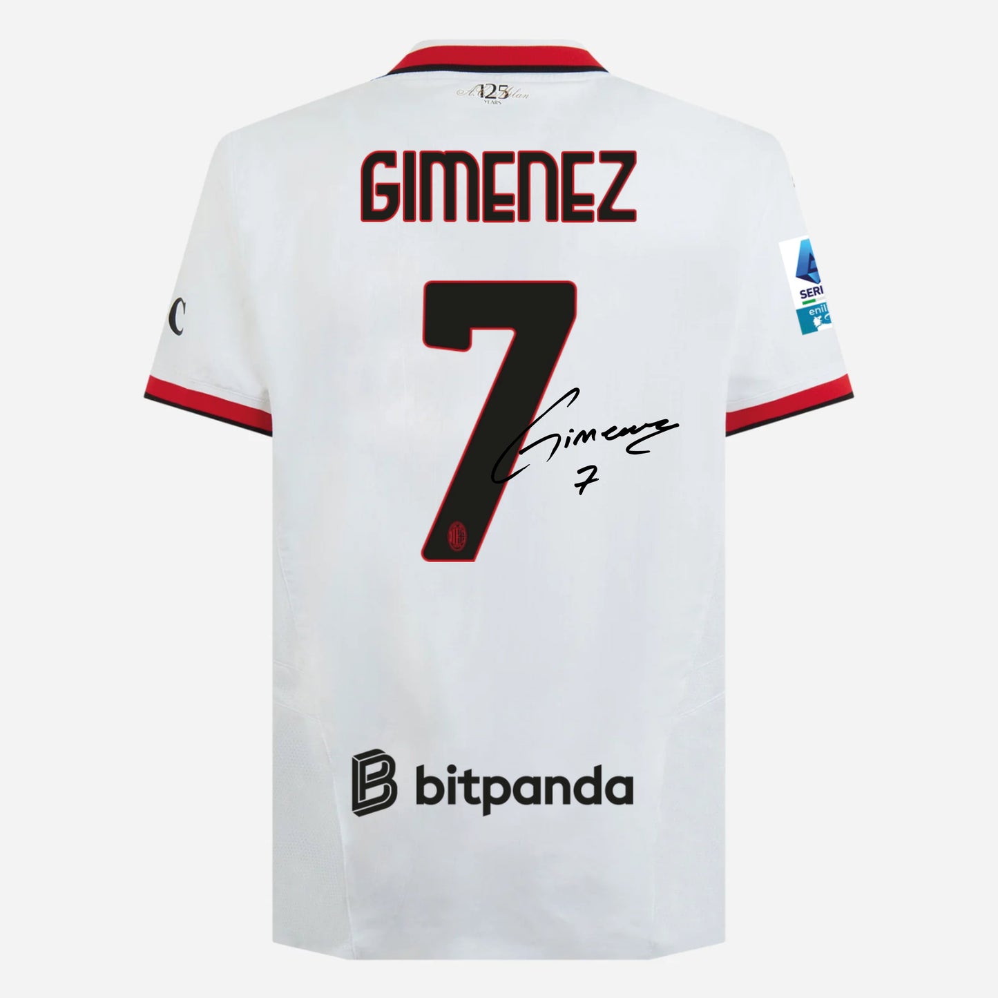 MILAN AWAY 2024/25 JERSEY SIGNED BY GIMENEZ