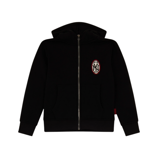 AC Milan x NY Yankees - FELPA BAMBINO CON ZIP E CAPPUCCIO