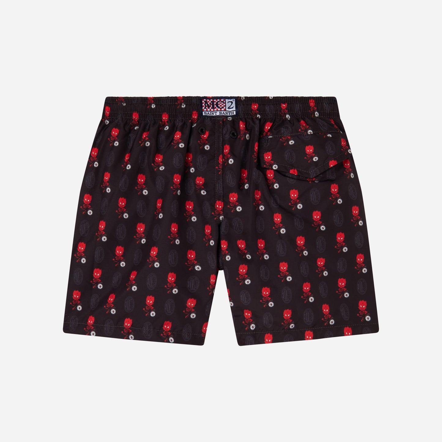 COSTUME BAMBINO AC MILAN X MC2 SAINT BARTH CON FANTASIA DIAVOLETTO