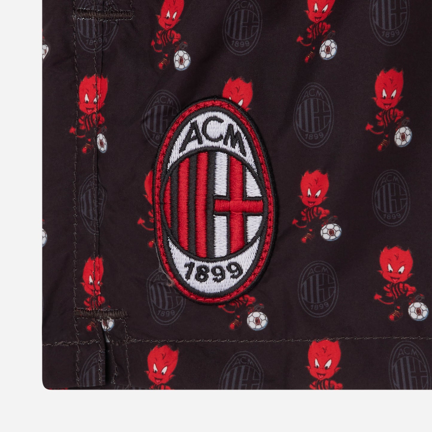 COSTUME BAMBINO AC MILAN X MC2 SAINT BARTH CON FANTASIA DIAVOLETTO