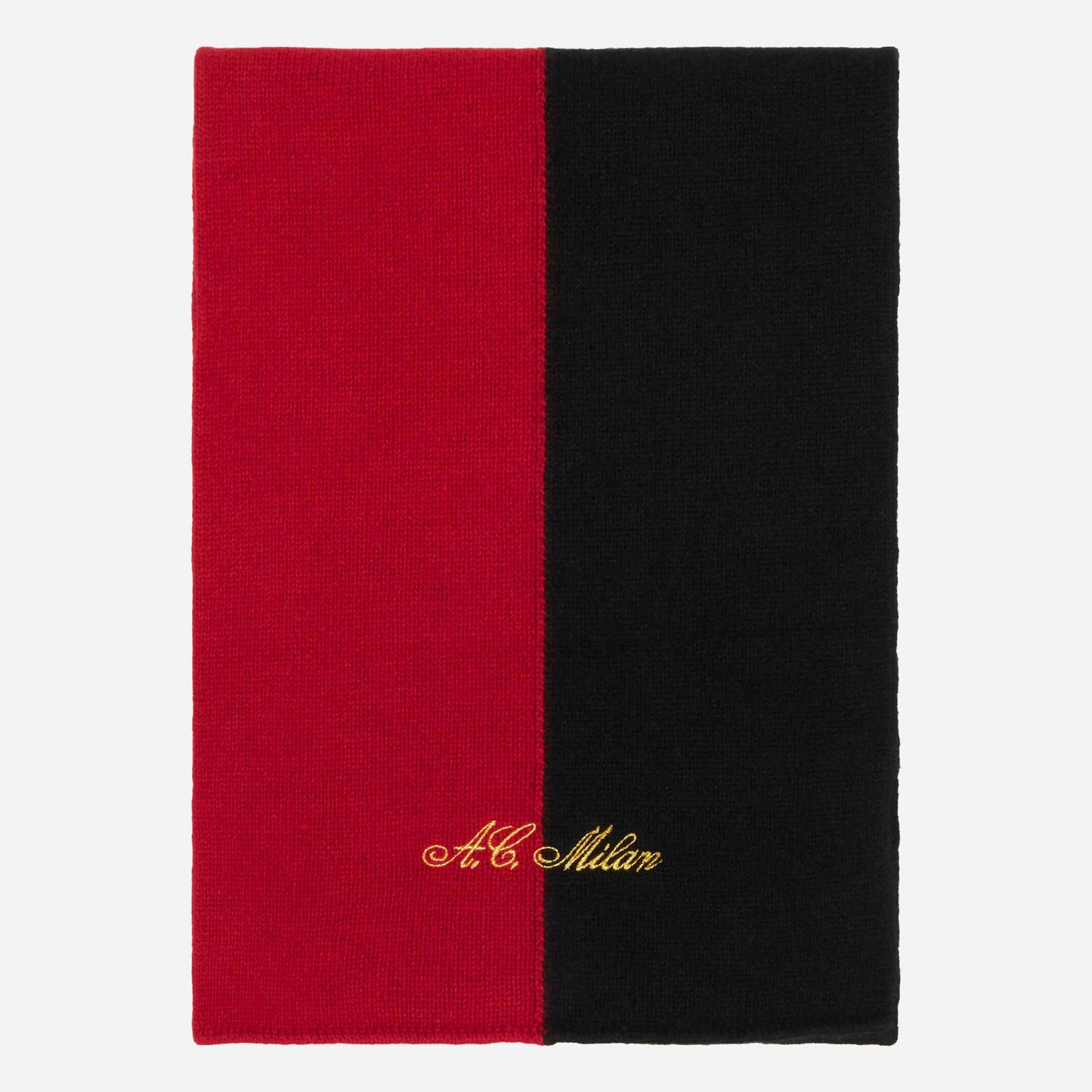 SCIARPA MILAN ROSSONERA IN MISTO CASHMERE