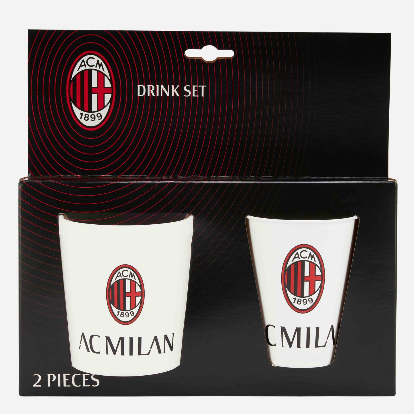 SET TAZZA E BICCHIERE MILAN CON LOGO